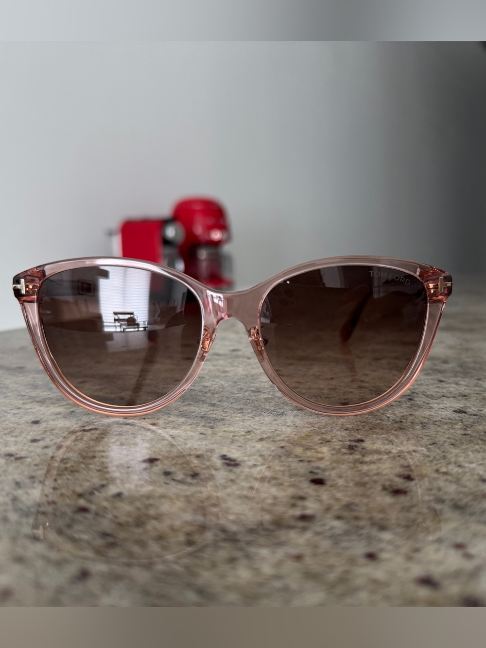 Tom Ford FT1055-K 72F Shiny Pink/Brown Gradient 57-18-145 Sunglasses
